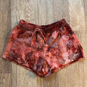 Rust Ice Dye Sweatshorts Small image 3