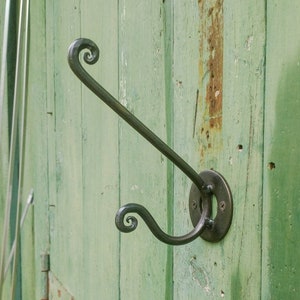 Hand Forged Double Coat and Hat Hook image 1