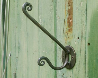 Hand Forged Double Coat and Hat Hook