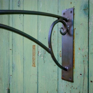 Extra Heavy duty Hand Forged Plant Hanger, design no. 17, Custom Made image 5