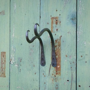 Small Hand Forged Plant Hanger, design no. 16, custom made image 5