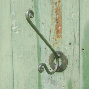 Hand Forged Double Coat and Hat Hook image 2