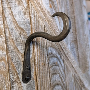 Small Hand Forged Plant Hanger, design no. 16, custom made