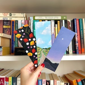 Landscapes & Florals - Reversible Illustrated Bookmarks
