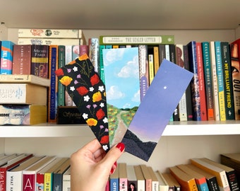 Landscapes & Florals - Reversible Illustrated Bookmarks