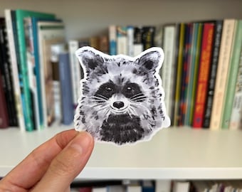 Ralph the Raccoon - Illustrated Vinyl Sticker