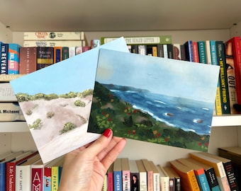 Coastal California - Illustrated 5”x7” Postcard Prints
