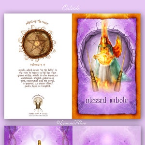 Imbolc Greeting Card, High Holiday Card, Sabbat Card