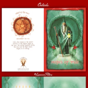 Yule Greeting Card, Low Holiday Card, Winter Solstice Card, Sabbat Card