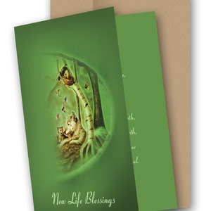 Biglietto d'auguri della Beata Madre 5 x 7 con busta