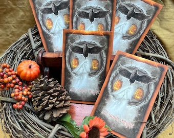 Samhain Card 5-Pack, Halloween Cards, High Holiday Cards, Sabbat Cards