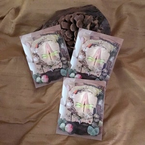 3 Dragonfly Stickers - Prayer Hands Stickers - Tortoise Art Stickers - Magical Art Stickers - Dragonfly Art Stickers