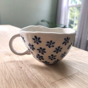 Blue and White Teacup