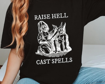 Witchy Graphic Tee: Dark Academia, Cottagecore Halloween Gift