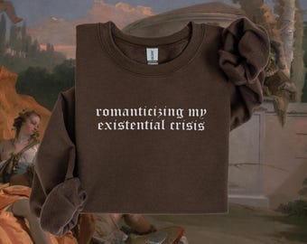 Embroidered Book Lover Sweatshirt, Cozy Reader Sweater, Booktok Fashion