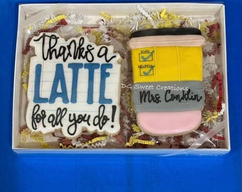 Teacher Thank You Cookie Set - 2 cookies per box