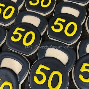 Kettlebell Sugar Cookies - 12 Cookies