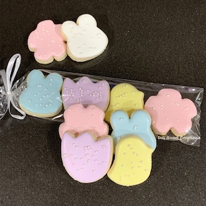 MINI EASTER COOKIES - Frosted Sugar Cookies - Mini Cookies - 12 Sleeves