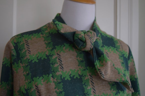 Vintage Green Wool Dress