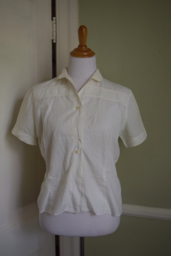 1950's Ship n' Shore Collared Blouse