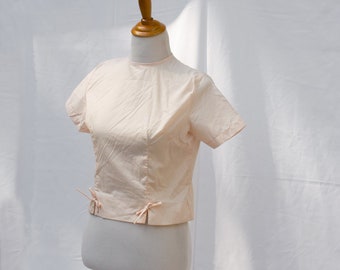 1940's Blush Pink Blouse