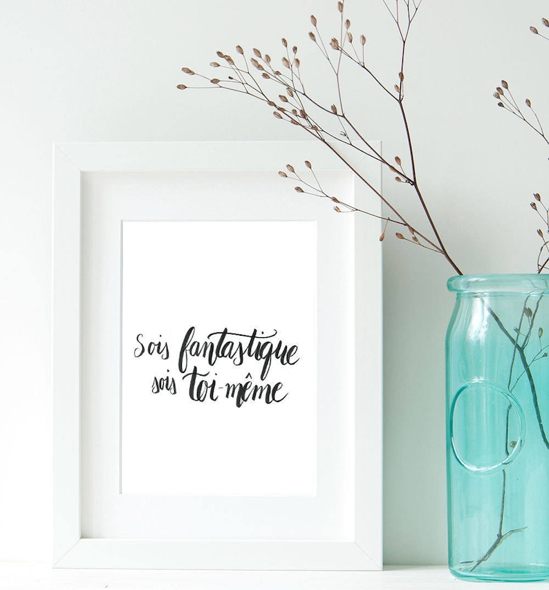 Affiche motivante en français citation inspirante affiche Affiche motivante en français citation inspirante affiche