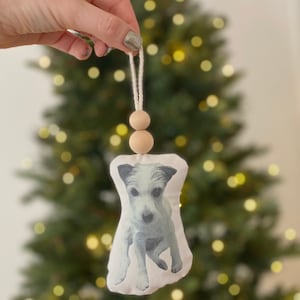 CUSTOM Photo Stuffed Pet Ornament