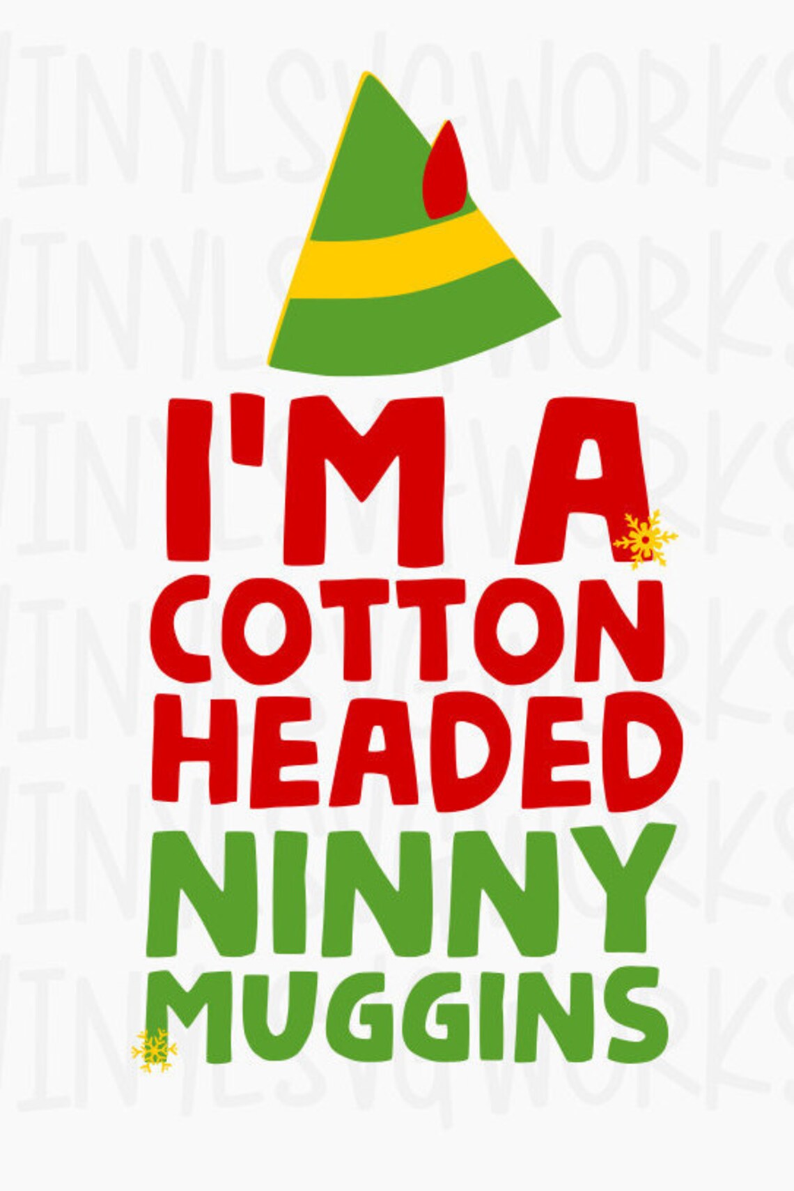 Cotton Headed Ninny Muggins SVG FILE Etsy