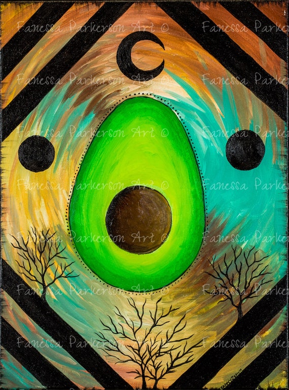 8x12 Print - The Avo Moon