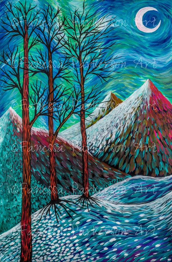 8x12 Print - Three Trees