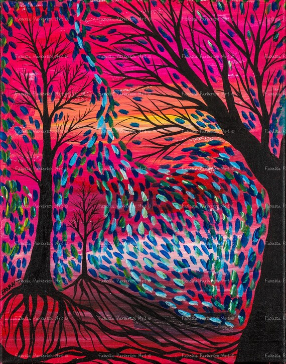 8X10 Print - Tree Strokes