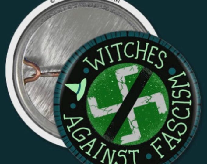 Witches Against Fascism 1.5” Button