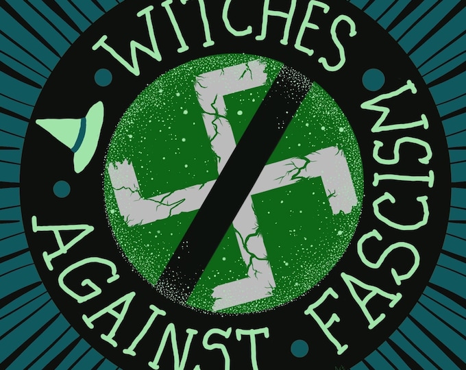 Witches Against Fascism 4” Vinyl Sticker