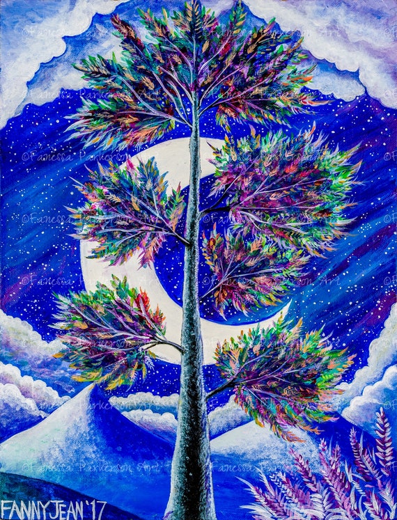 8X10 Print - The Galaxy Tree