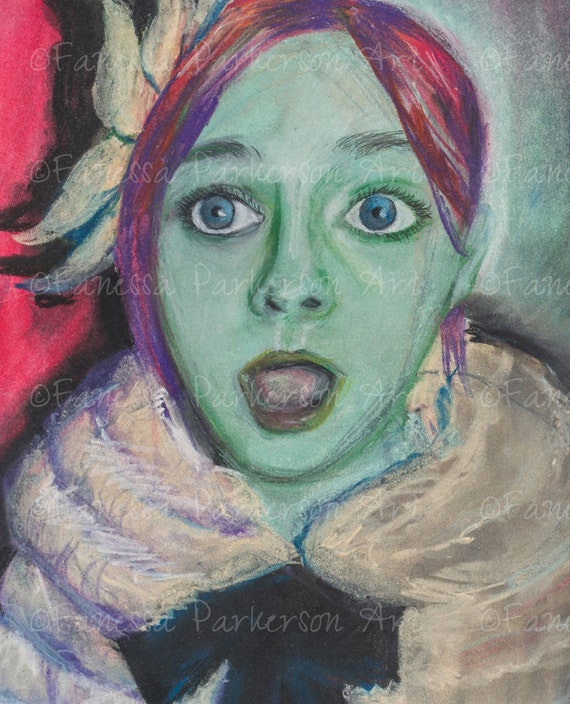 5x7 Print - The Girl