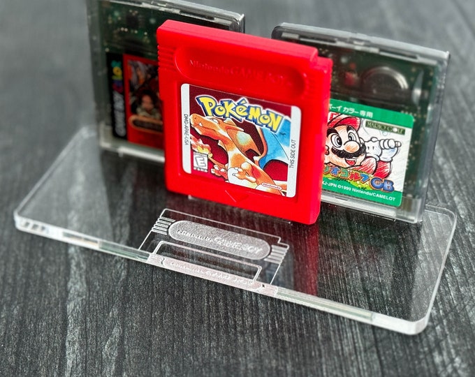 Game Boy Triple Cartridge Display Stand | Custom Nintendo Display - Etsy UK