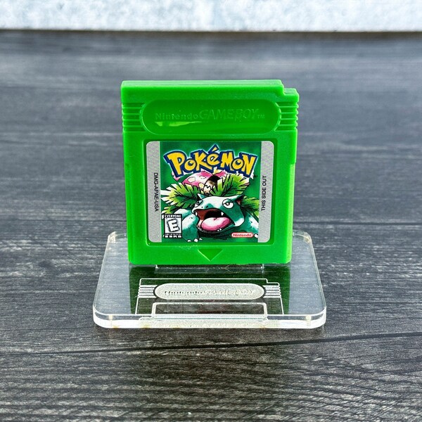 Pokemon Green Version Reproduction Cartridge for Game Boy and Game Boy Color | Tested and Saves | US English | Nintendo Games