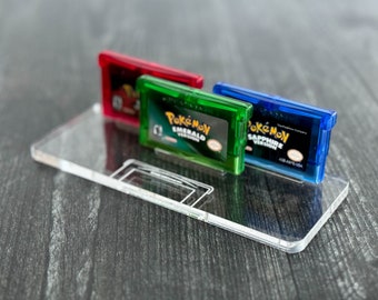 Game Boy Advance Triple Cartridge Display Stand | Custom Nintendo Display