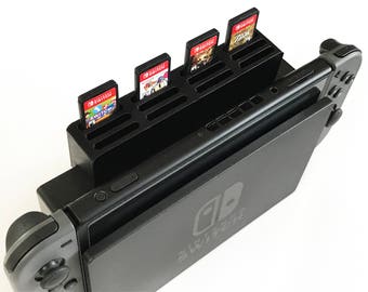 Nintendo Switch Dock Game Cartridge 12 Slot Add-On | Holds 12 Games | Lightweight | Nintendo Switch Accessory | Multiple Colors Slide On/Off