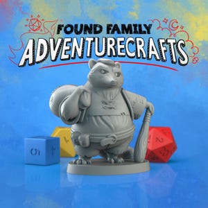 Raccoon Bandit | DnD/Table Top Mini | Found Family Adventure Crafts