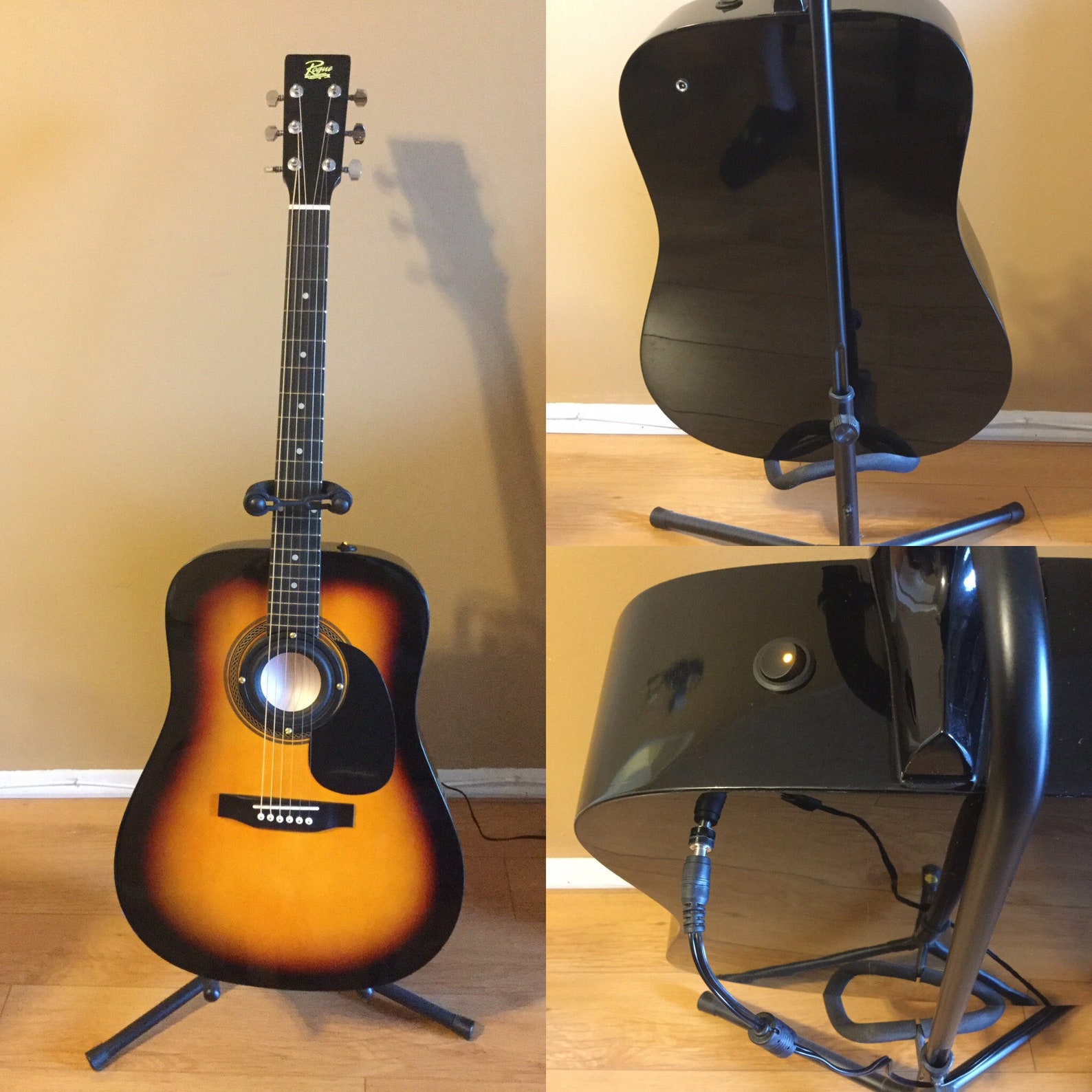 Acoustic Guitar Bluetooth Speaker Etsy
