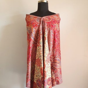 Luxurious Hand Woven Jamawar Kani shawls Indian Kani Pashmina Shawl Hand woven Kani Scarf Pashmina Kani shawl Jamawar Shawl Christmas Gif