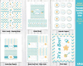 Twinkle Star Baby Shower Twinkle Star Baby Shower Party Etsy
