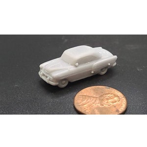 N Scale 1/160 1953 Chevy Coupe Printed in Clear Resin