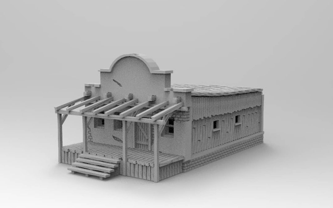 Wild West Trading Post by WOW Buildings 1/160th N Scale 3d - Etsy Ireland