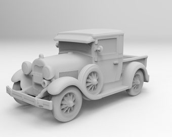 1/87 HO Ford Model A Pickup  Printed in Clear Resin