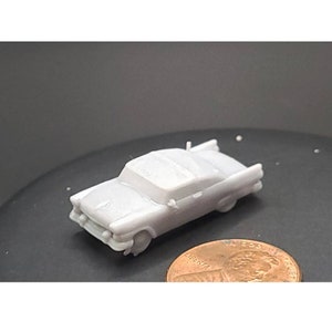 N Scale 1/160 1955 Ford Crown Victoria Printed in Clear Resin