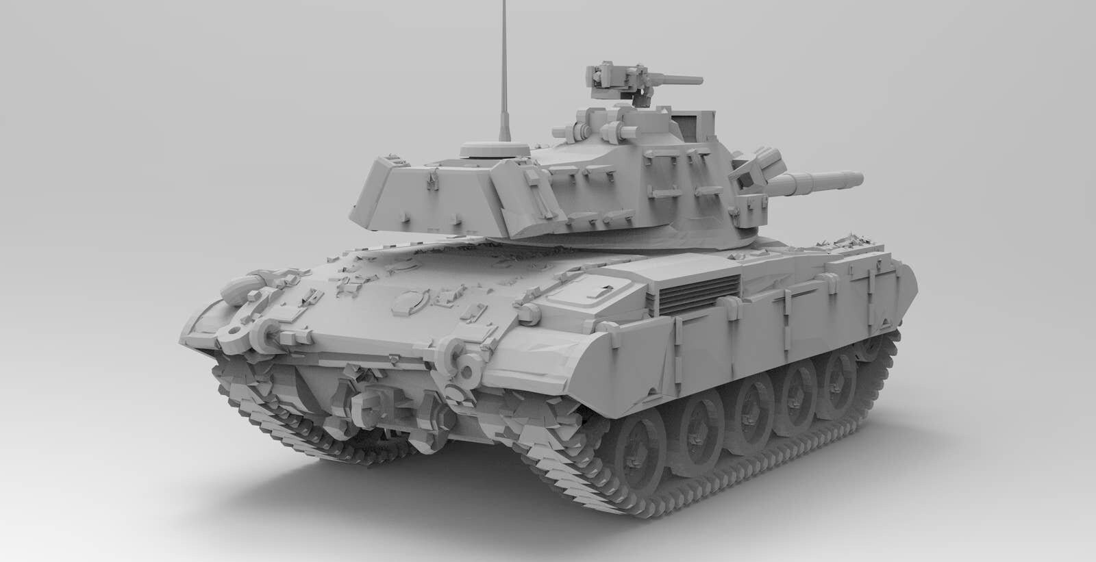 1/87 HO Scale Military M41D Tank Printed in High Etsy