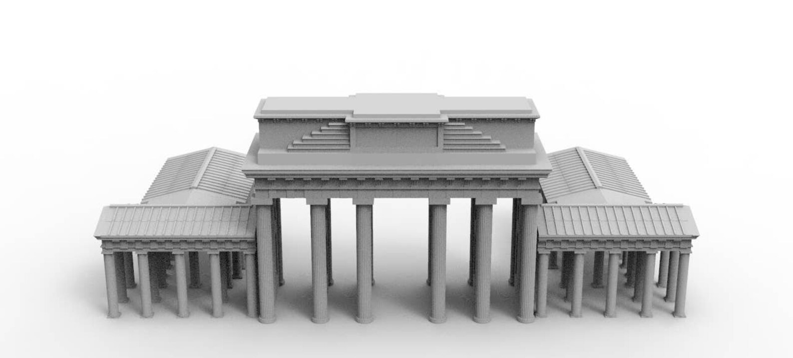 Brandenburg Gate by WOW Buildings 3D Printable STL Etsy
