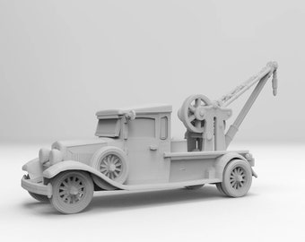 Camion-grue Dodge 1/160 N des années 1920 imprimé en résine transparente